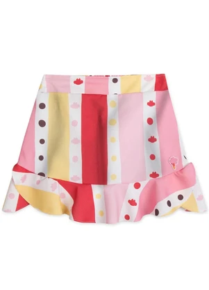 Lilica Ripilica - Saia Cetim Infantil MeninaRosa - LILICA RIPILICA
