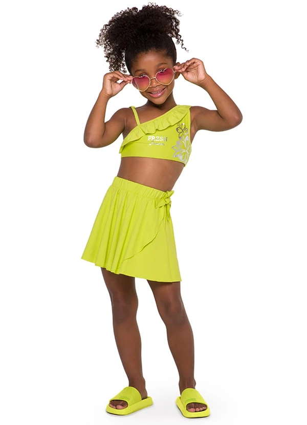 Marisol - Saia com Estampa Interativa Verde 2