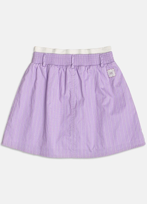 I Am - Saia com Pregas Lilás 4