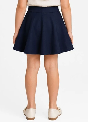 Trick Nick - Saia com Short em Cotton Light Azul - TRICK NICK