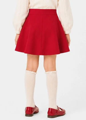 Trick Nick - Saia com Short em Cotton Light Vermelho - TRICK NICK