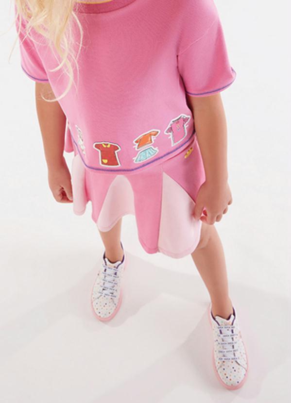 Lilica Ripilica - Saia com Short Interno Infantil MeninaRosa