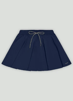 Saia com Short Interno Infantil Quimby Azul - QUIMBY