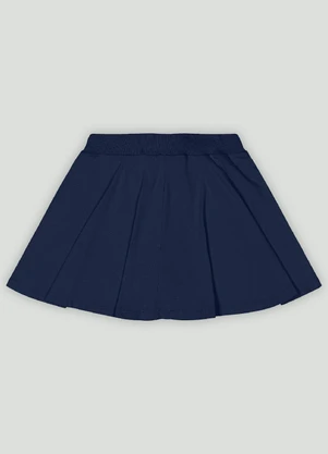 Saia com Short Interno Infantil Quimby Azul - QUIMBY