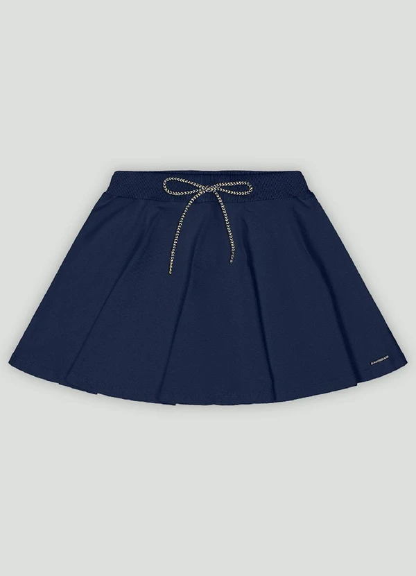 Quimby - Saia com Short Interno Infantil Quimby Azul