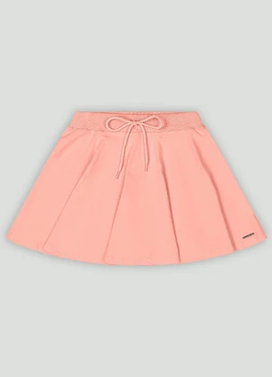 Saia com Short Interno Infantil Quimby Rosa - QUIMBY