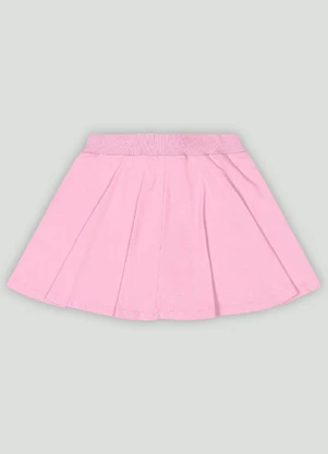 Saia com Short Interno Infantil Quimby Rosa - QUIMBY