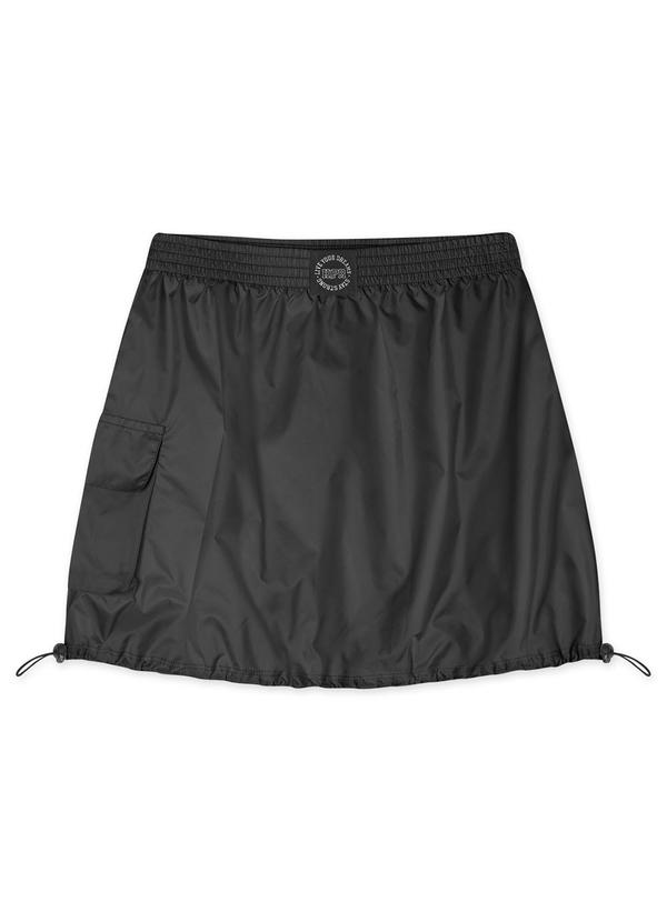 Hapier - Saia Corta-Vento Juvenil Feminina Preto