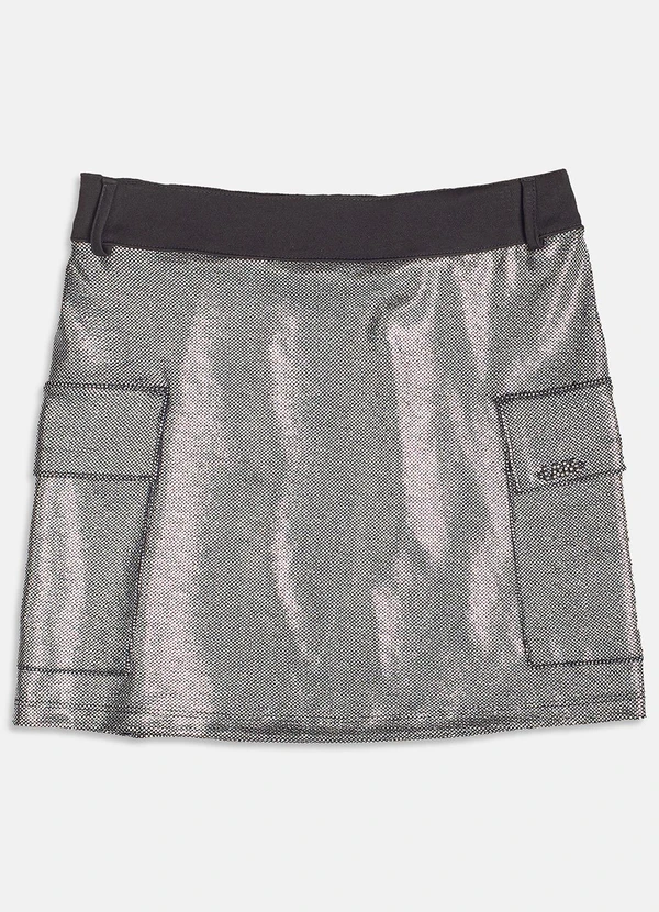 I Am - Saia de Foil Prata Prata 5