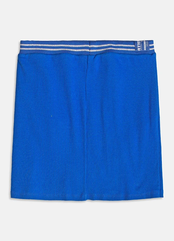 I Am - Saia de Ribana Drapeado Azul 6