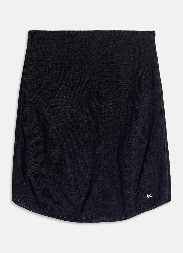 I Am - Saia de Tricot Preto 5