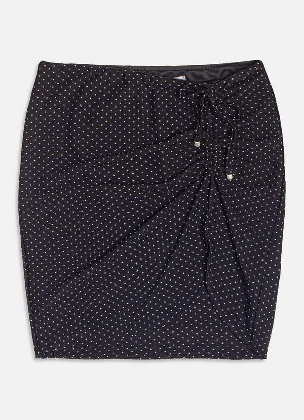 I Am - Saia de Tule com Strass Preto 5