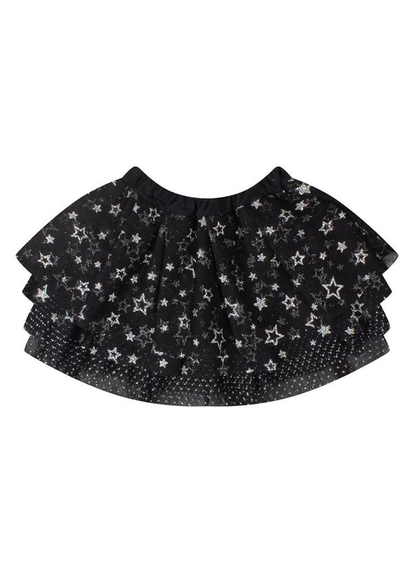 Twingo - Saia de Tule Preto Preto