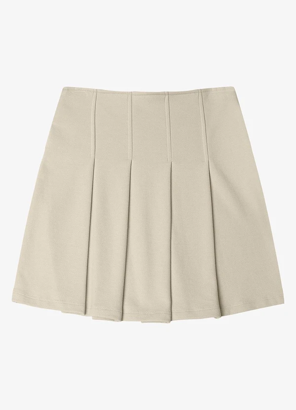 Minty - Saia Feminina Bege 3