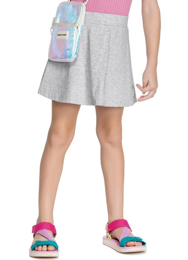 Trick Nick - Saia Infantil Cotton Básicos Cinza