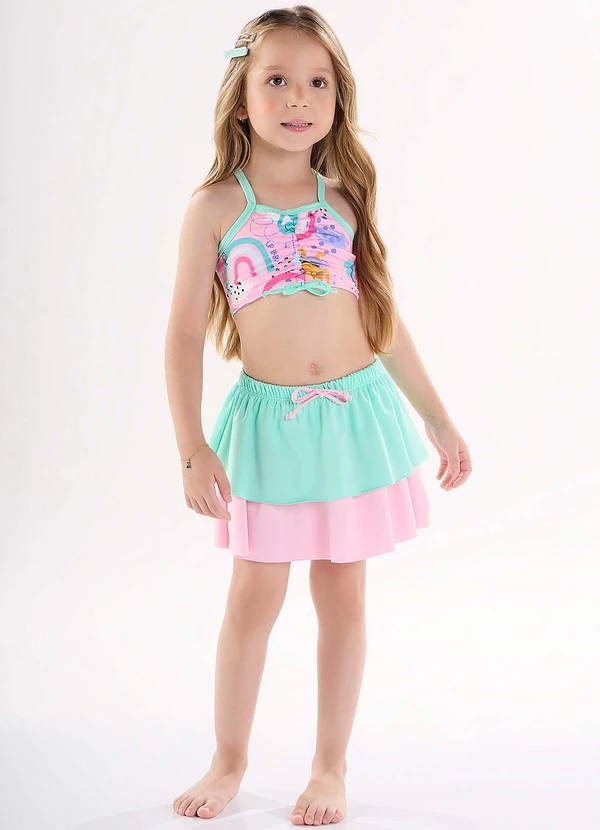 Up Baby - Saia Infantil em Poliéster Fps+50 Verde 2