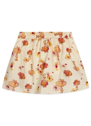 Lilica Ripilica - Saia Infantil Feminina Bege - LILICA RIPILICA
