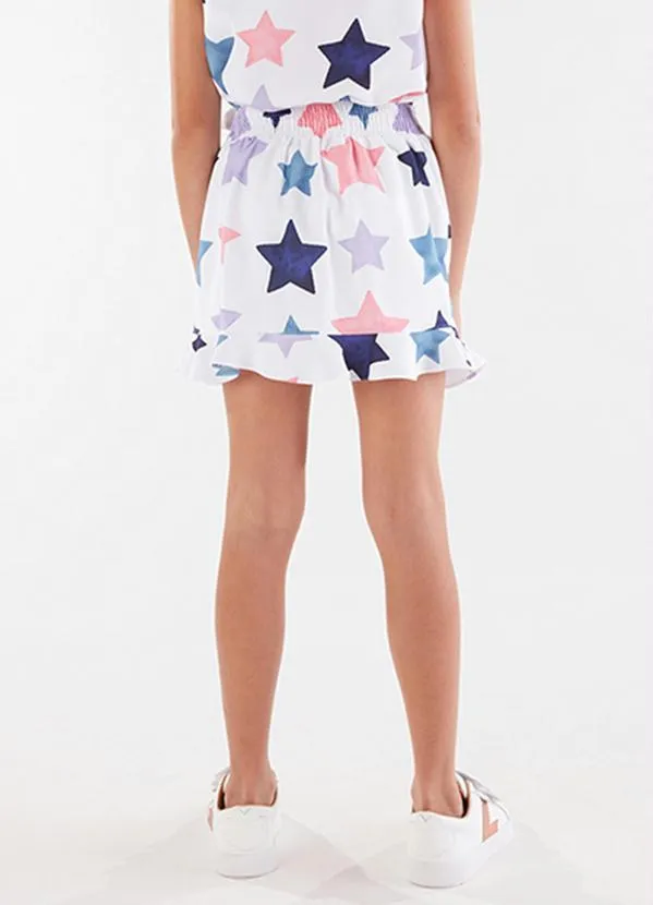 Lilica Ripilica - Saia Infantil MeninaBranco 2