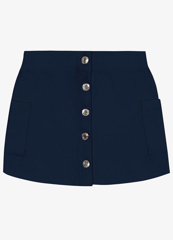 Trick Nick - Saia Infantil Menina Moletinho Azul