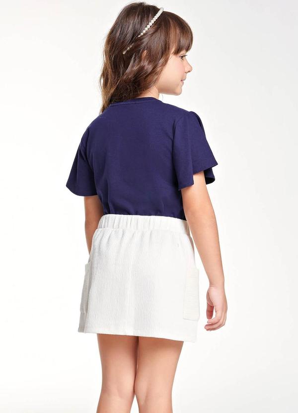 Trick Nick - Saia Infantil Menina Moletinho Bege 4