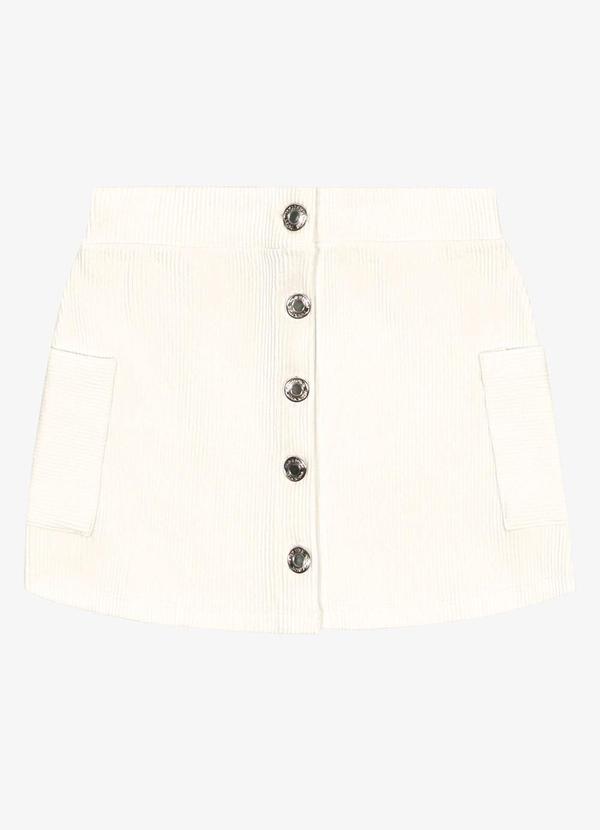 Trick Nick - Saia Infantil Menina Moletinho Bege 5