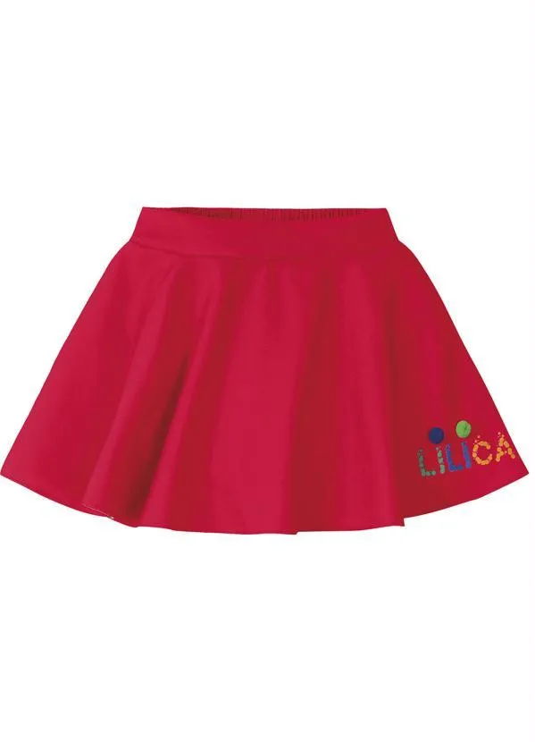 Lilica Ripilica - Saia Infantil MeninaVermelho 3