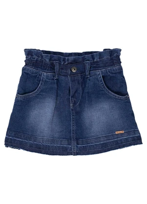 Milon - Saia Infantil Menina Jeans - MILON