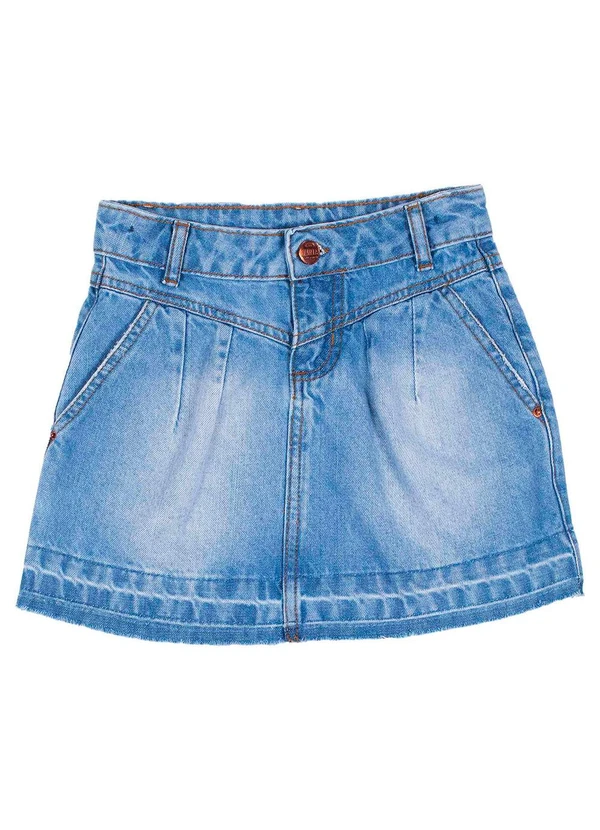 Milon - Saia Infantil Menina Jeans 3