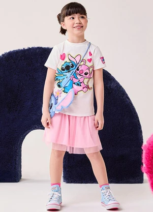 Bimbi - Saia Infantil Menina Tutu Rosa Baby Rosa - BIMBI