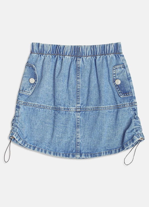 I Am - Saia Jeans com Regulador Azul 5