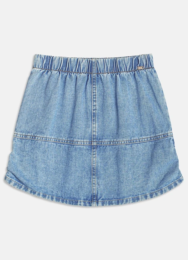 I Am - Saia Jeans com Regulador Azul 6