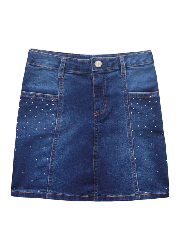 Fkn Play Denim - Saia Jeans Escuro 4