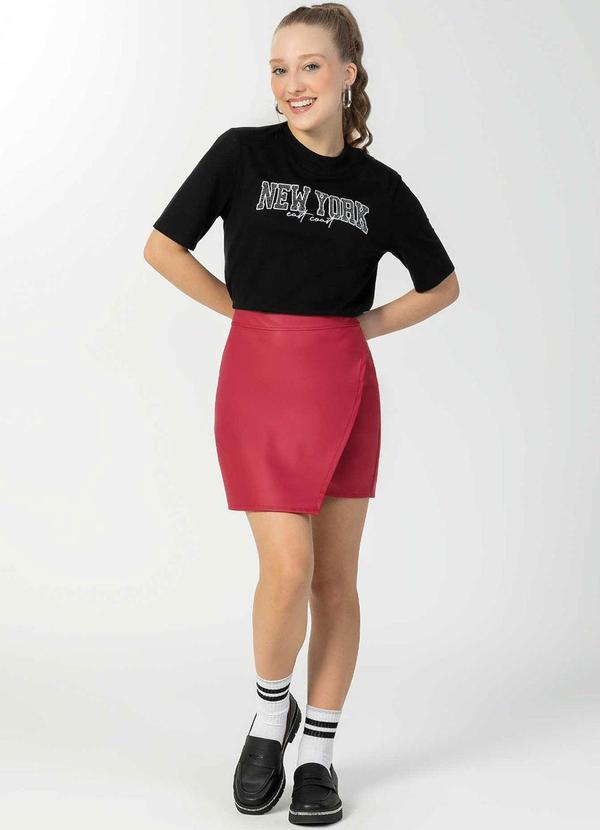 Bjoe - Saia Juvenil em Material Sintético Rosa 4