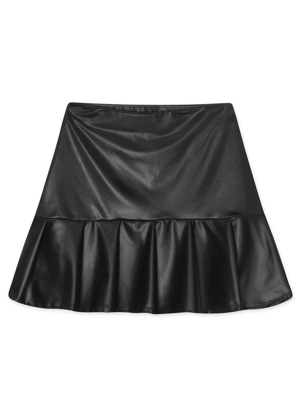 Hapier - Saia Juvenil Feminina Preto