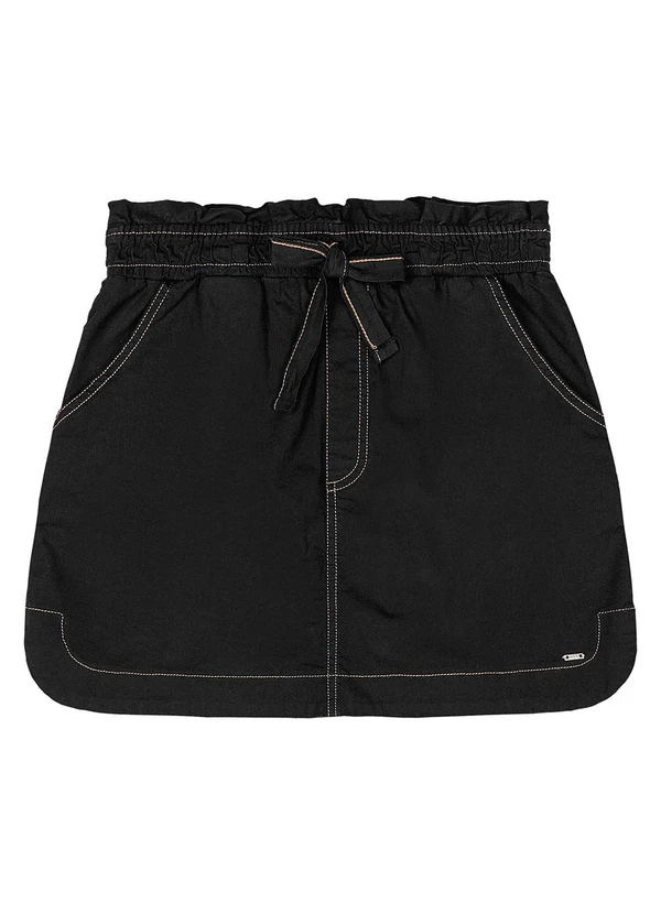 Gloss - Saia Juvenil Sarja Preto 3
