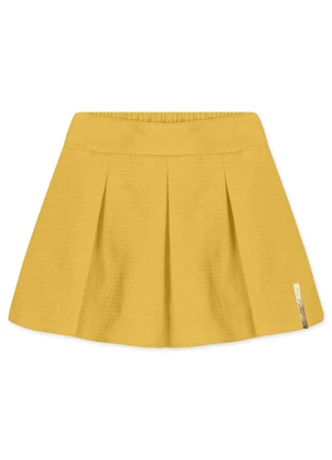 Lilica Ripilica - Saia Pregas Bebê Feminina Amarelo - LILICA RIPILICA