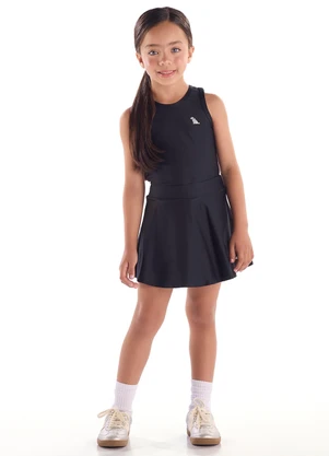 Quimby - Saia Short Interno Malha Leve Preto - QUIMBY