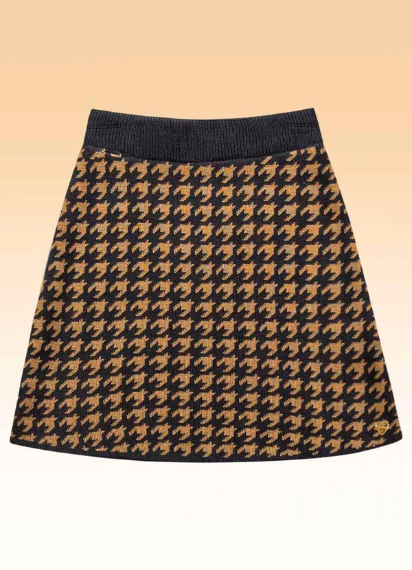 Fakini Kids - Saia Tricot  Preto 3