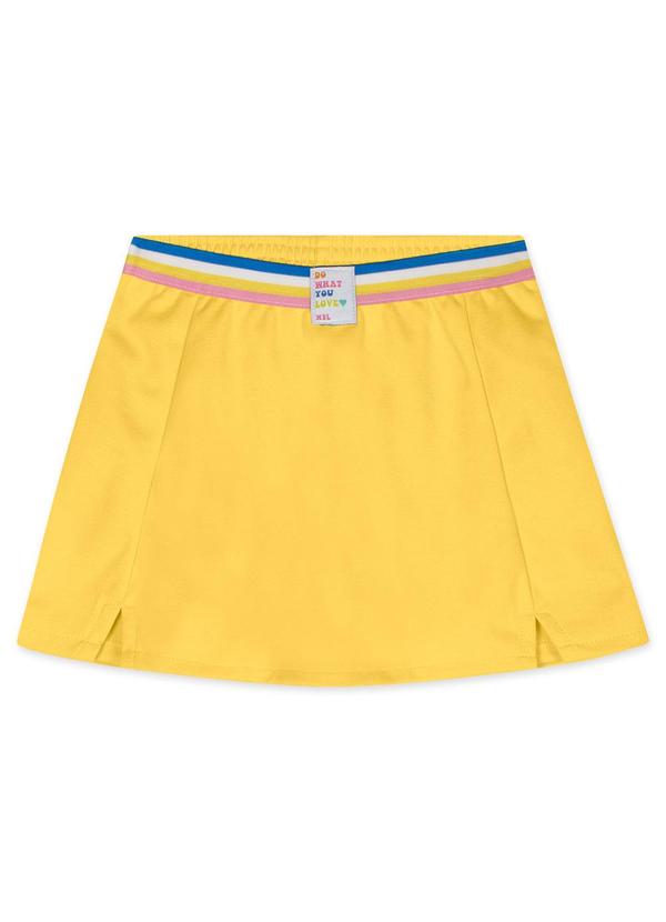 Marisol - Short-Saia Infantil Feminino Amarelo