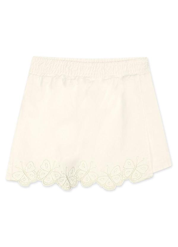 Marisol - Short-Saia Infantil Feminino  Bege