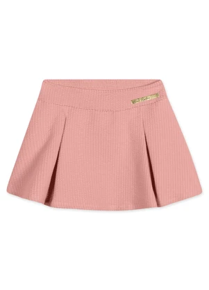 Lilica Ripilica - Short-Saia Infantil Feminino Rosa - LILICA RIPILICA