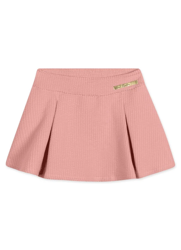 Lilica Ripilica - Short-Saia Infantil Feminino Rosa