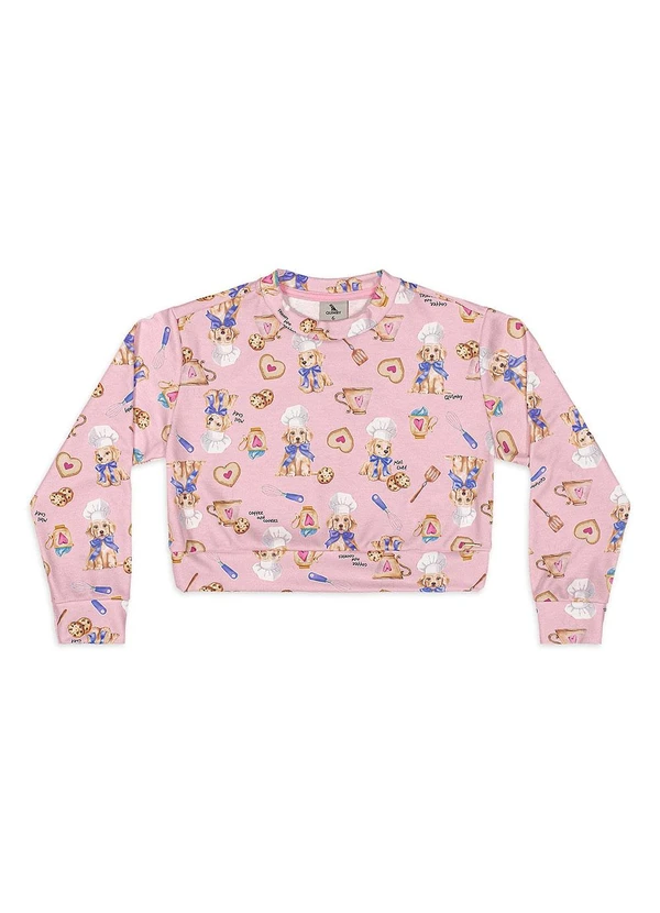 Quimby - Conjunto Blusão Saia de Tule Rosa 3