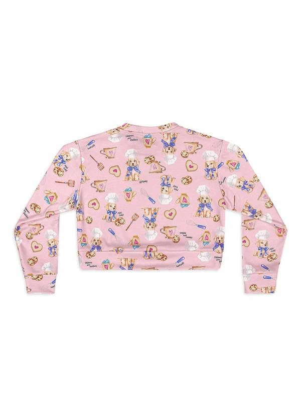 Quimby - Conjunto Blusão Saia de Tule Rosa 4