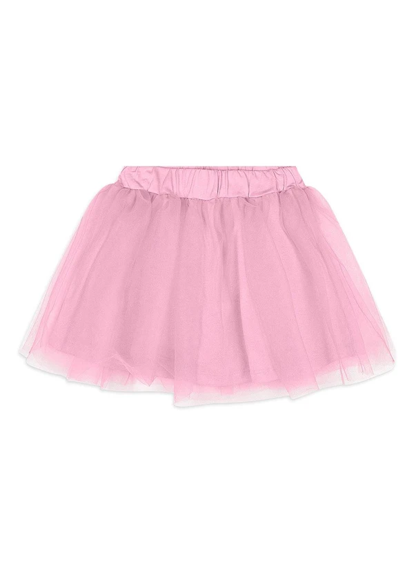 Quimby - Conjunto Blusão Saia de Tule Rosa 5