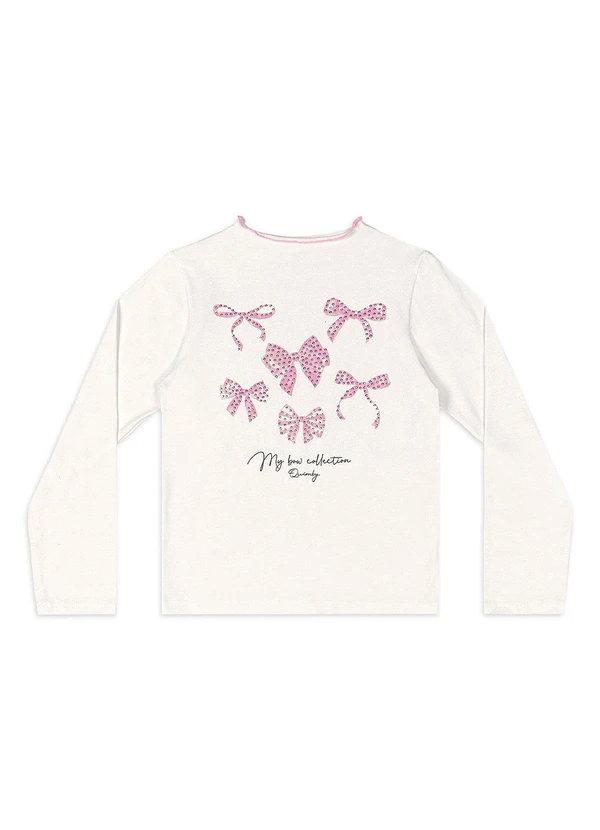 Quimby - Conjunto Infantil Blusa com Saia-Short Bege 3