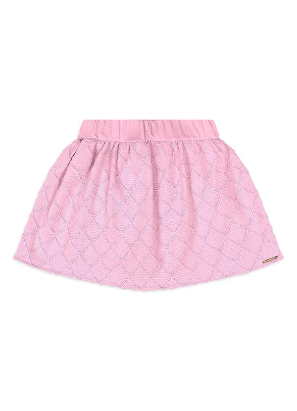 Quimby - Conjunto Infantil Blusa com Saia-Short Bege 5