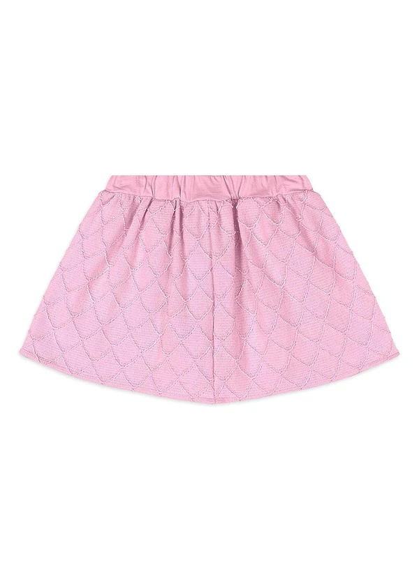 Quimby - Conjunto Infantil Blusa com Saia-Short Bege 6