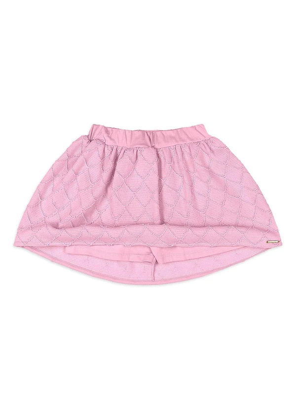 Quimby - Conjunto Infantil Blusa com Saia-Short Bege 7