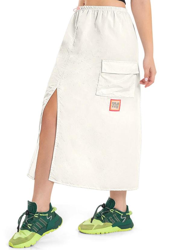 Gloss - Saia Cargo Longa Infantil Off White